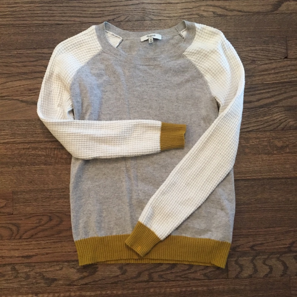 Color block Madewell sweater